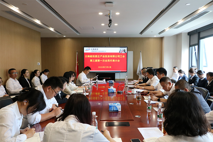 居正公司工會(huì)召開第三屆第一次 會(huì)員代表大會(huì)-云南能投居正產(chǎn)業(yè)投資有限公司